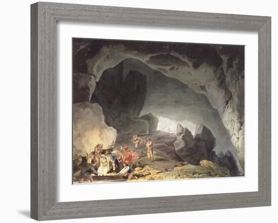 Peaks Hole, Derbyshire-J M W Turner-Framed Giclee Print