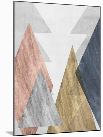 Peaks II-Jennifer Goldberger-Mounted Art Print