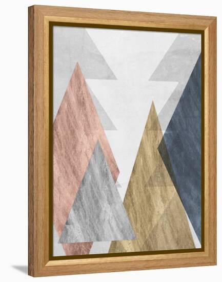 Peaks II-Jennifer Goldberger-Framed Stretched Canvas