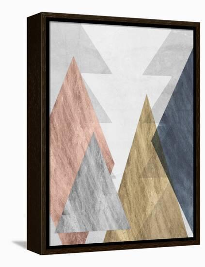 Peaks II-Jennifer Goldberger-Framed Stretched Canvas