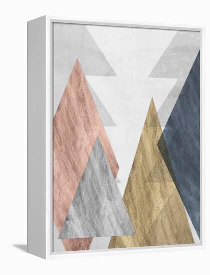 Peaks II-Jennifer Goldberger-Framed Stretched Canvas