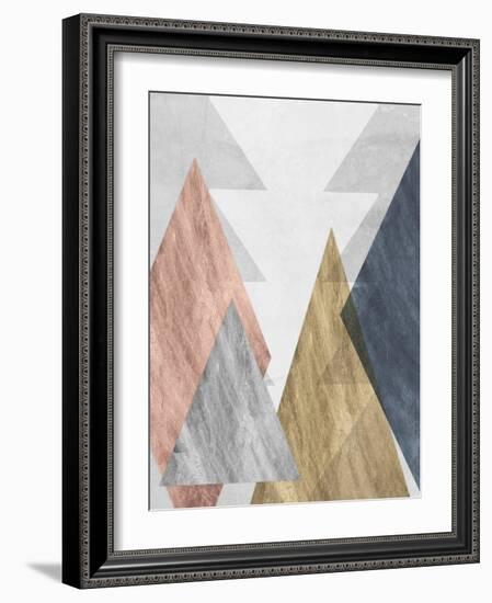 Peaks II-Jennifer Goldberger-Framed Premium Giclee Print