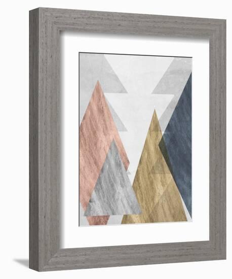 Peaks II-Jennifer Goldberger-Framed Art Print