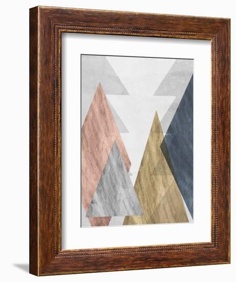 Peaks II-Jennifer Goldberger-Framed Art Print