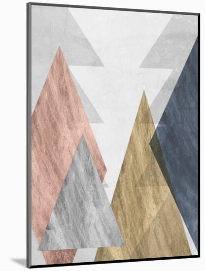 Peaks II-Jennifer Goldberger-Mounted Art Print