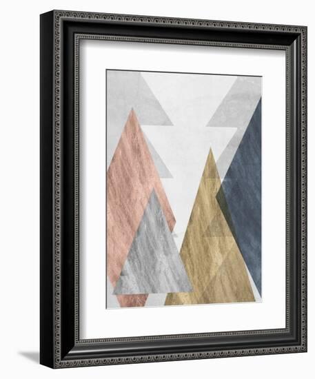 Peaks II-Jennifer Goldberger-Framed Art Print