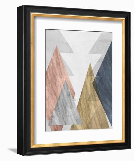 Peaks II-Jennifer Goldberger-Framed Art Print