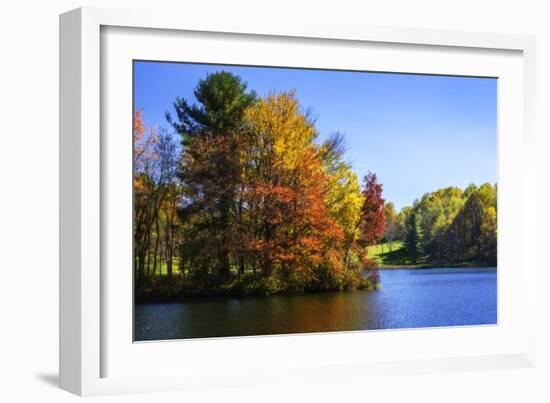 Peaks of Otter Lake IV-Alan Hausenflock-Framed Photographic Print