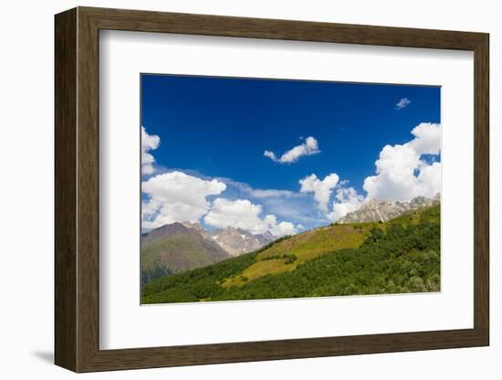 Peaks of Svaneti mountains near Adishi-Jan Miracky-Framed Photographic Print