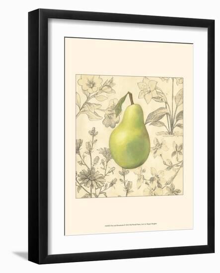 Pear and Botanicals-Megan Meagher-Framed Art Print