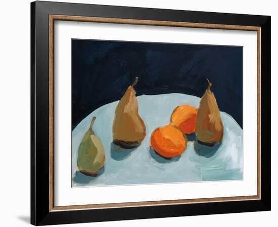 Pear and Orange-Pamela Munger-Framed Art Print