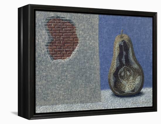 Pear and Wall I, 1966-John Armstrong-Framed Premier Image Canvas