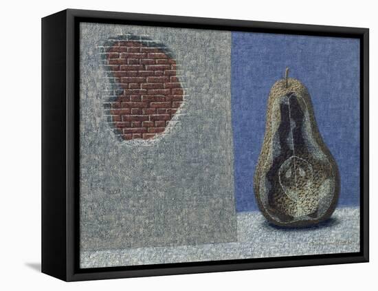 Pear and Wall I, 1966-John Armstrong-Framed Premier Image Canvas