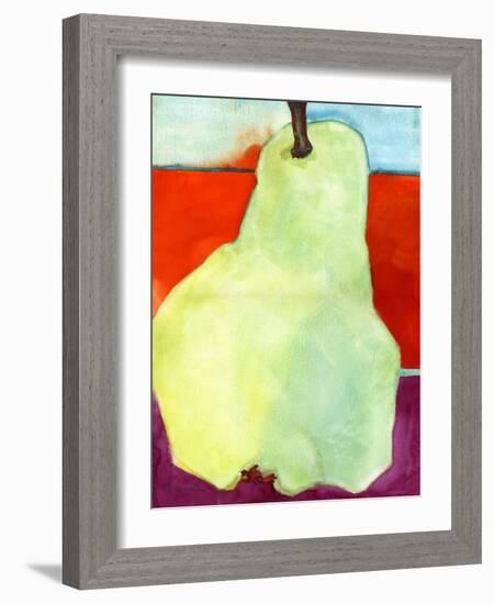 Pear Art Painting-Blenda Tyvoll-Framed Art Print