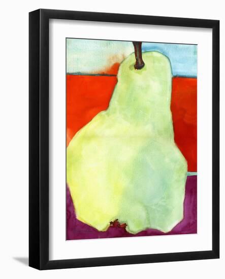 Pear Art Painting-Blenda Tyvoll-Framed Art Print