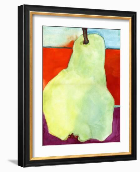 Pear Art Painting-Blenda Tyvoll-Framed Art Print