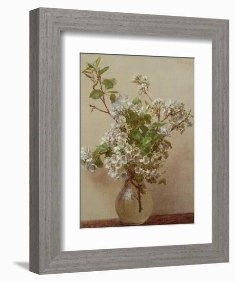 Pear Blossom, 1882-Henri Fantin-Latour-Framed Giclee Print