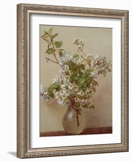 Pear Blossom, 1882-Henri Fantin-Latour-Framed Giclee Print