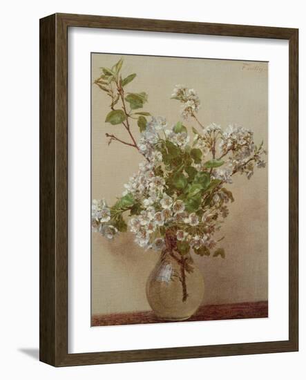 Pear Blossom, 1882-Henri Fantin-Latour-Framed Giclee Print