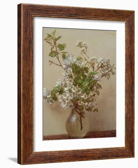 Pear Blossom, 1882-Henri Fantin-Latour-Framed Giclee Print