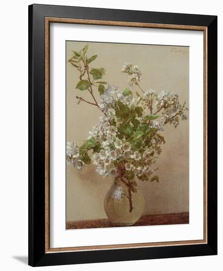 Pear Blossom, 1882-Henri Fantin-Latour-Framed Giclee Print