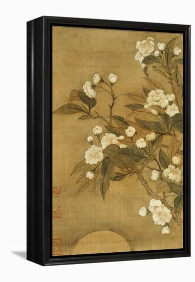 Pear Blossom and Moon-Yun Shouping-Framed Premier Image Canvas