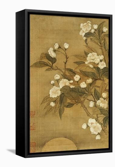 Pear Blossom and Moon-Yun Shouping-Framed Premier Image Canvas