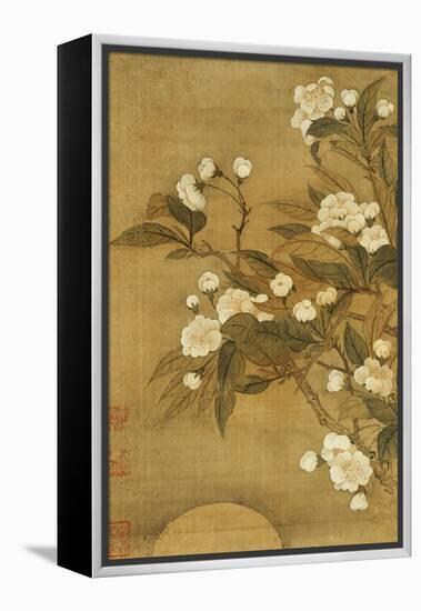 Pear Blossom and Moon-Yun Shouping-Framed Premier Image Canvas