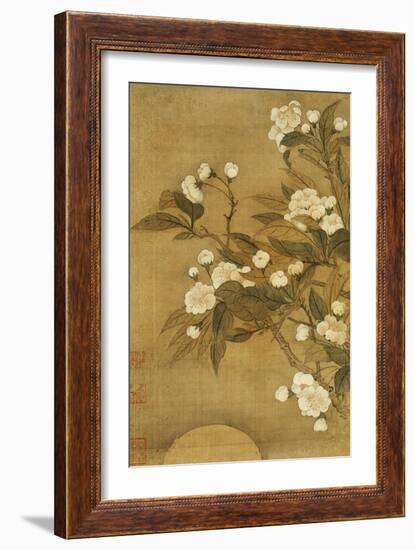 Pear Blossom and Moon-Yun Shouping-Framed Giclee Print