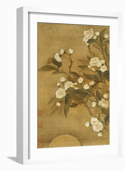 Pear Blossom and Moon-Yun Shouping-Framed Giclee Print