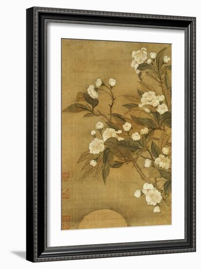 Pear Blossom and Moon-Yun Shouping-Framed Giclee Print