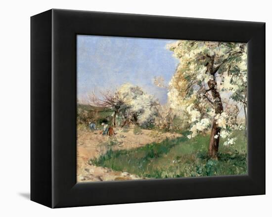 Pear Blossoms, Villiers-De-Bel-Childe Hassam-Framed Premier Image Canvas