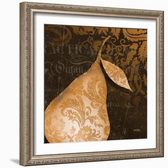 Pear Damask-Diane Stimson-Framed Art Print