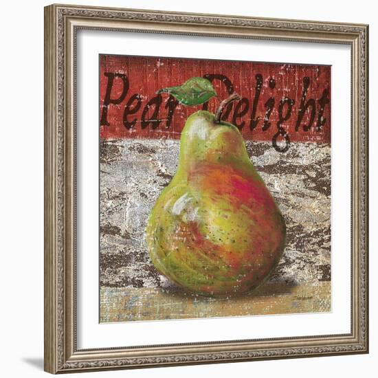 Pear Delight-Todd Williams-Framed Art Print