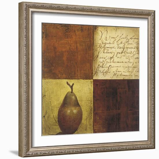 Pear du Jour II-Liz Jardine-Framed Art Print