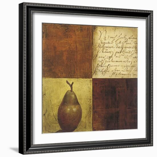 Pear du Jour II-Liz Jardine-Framed Art Print