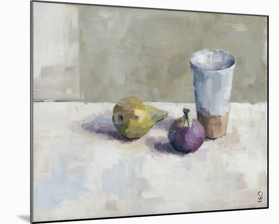 Pear, Fig, Cup-Steven Johnson-Mounted Giclee Print
