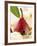 Pear in Red Wine with Cinnamon in Madeira Cream-null-Framed Photographic Print