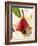 Pear in Red Wine with Cinnamon in Madeira Cream-null-Framed Photographic Print