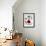 Pear in Red Wine-Steve Baxter-Framed Photographic Print displayed on a wall