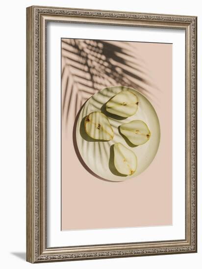 Pear Plate - Shade-Irene Suchocki-Framed Giclee Print