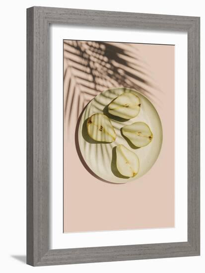 Pear Plate - Shade-Irene Suchocki-Framed Giclee Print