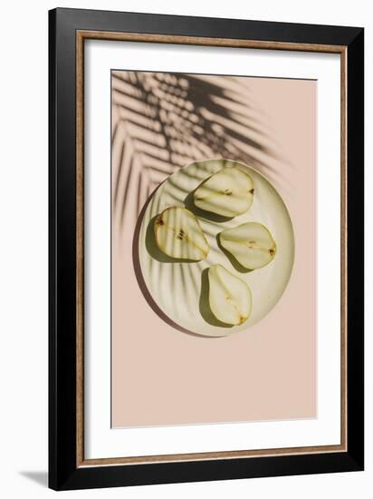 Pear Plate - Shade-Irene Suchocki-Framed Giclee Print