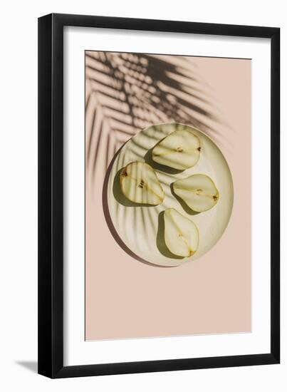 Pear Plate - Shade-Irene Suchocki-Framed Giclee Print