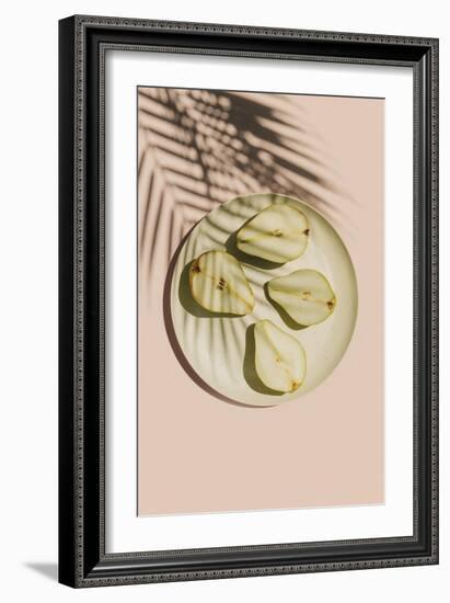 Pear Plate - Shade-Irene Suchocki-Framed Giclee Print