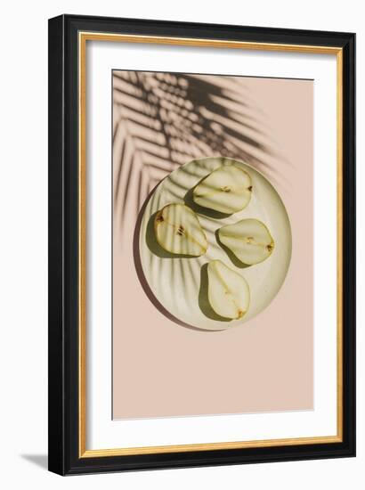 Pear Plate - Shade-Irene Suchocki-Framed Giclee Print