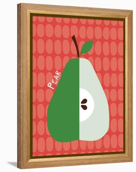 Pear Print-null-Framed Stretched Canvas