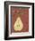 Pear Recollection-Regina-Andrew Design-Framed Art Print