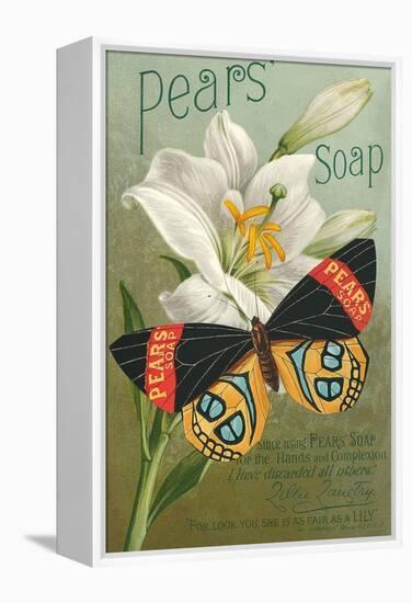 Pear's Soap Ad, Lily-null-Framed Stretched Canvas