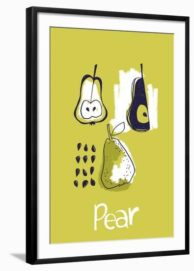 Pear Study-Laure Girardin-Vissian-Framed Giclee Print